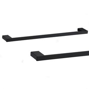 Toallero de Baño Moderno de Latón Montado en la Pared, Diseño de Acero Inoxidable con Acabado Cepillado en 3D, Gancho de Latón de 24 Pulgadas - Product Image 5