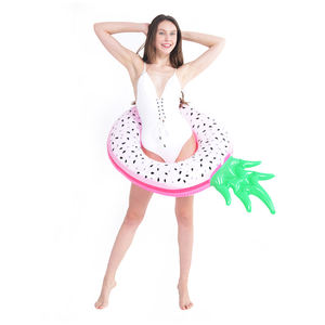 Bouée de natation gonflable en PVC pour adultes, écologique, en forme de pitaya - Product Image 2
