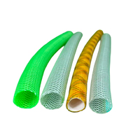 Tuyau spiralé en PVC haute pression 3/5 plis, flexible, renforcé de fibres, pour air et gaz, 100 m, pour l'industrie de l'eau, tubes en plastique