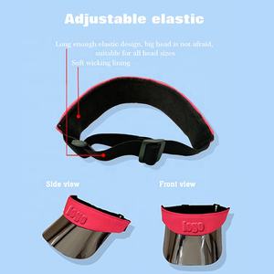 Casquette de soleil de yoga de haute qualité Protection UV Visières de <span class=keywords><strong>sport</strong></span> pour le <span class=keywords><strong>golf</strong></span> et le tennis avec logo accepté avec logo personnalisé - Product Image 6