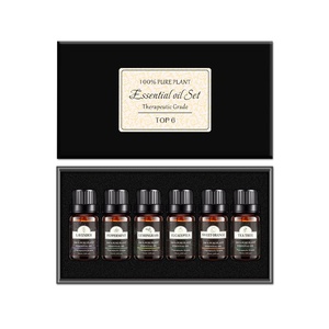 Single Bottle Set of 10ml Lavender Aromatherapy Essential Oil Floral Scent Moisturizer Aroma <b>Diffuser</b> Set Gift Box Packaging - Product Image 1