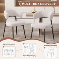 Fauteuil à dossier haut en velours moderne - Design convertible, pieds en métal durables, style contemporain pour chambre à coucher, salon, hôtel, usage extérieur