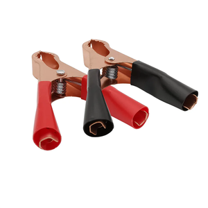 70mm Crocodile Car Caravan Van Battery <strong>Test</strong> Lead Clips Alligator Clips Connector <strong>Plug</strong> <strong>Power</strong> Red+Black - Product Image 6