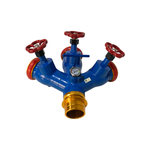 Volla Válvula Divisora de Agua para Manguera Contra Incendios de 3 Vías con Manómetro, Válvula en Y de Aluminio 6061 con Estabilización de Flujo de Alta Presión de 2.5 MPa - Product Image 2