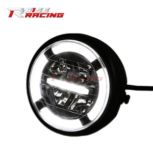 <span class=keywords><strong>Phare</strong></span> <span class=keywords><strong>LED</strong></span> de <span class=keywords><strong>moto</strong></span> intégré Rise Racing Round avec projecteur <span class=keywords><strong>LED</strong></span>, 5,75 pouces, <span class=keywords><strong>phare</strong></span> auxiliaire <span class=keywords><strong>LED</strong></span> antibrouillard pour voitures universelles - Product Image 6