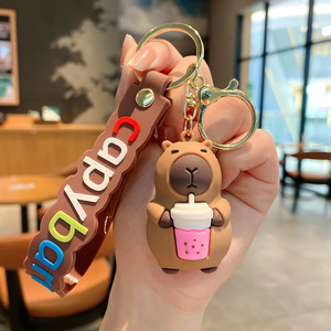 Anime 3D dibujos animados 3D colgante accesorios lindo <span class=keywords><strong>Lilo</strong></span> <span class=keywords><strong>Stitch</strong></span> <span class=keywords><strong>llavero</strong></span> en silicona PVC llaveros para venta al por mayor - Product Image 5