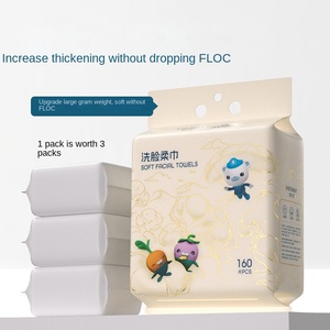 Thêm-Lớn mềm một-thời gian mở rộng treo khăn lau cho khuôn mặt và tóc làm sạch cho gia đình và em bé sử dụng hộ gia đình thiết yếu - Product Image 3