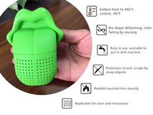 FL- Whole Sale New and Novel Silicone Tongue <strong>Tea</strong> <strong>Infuser</strong> - Product Image 6