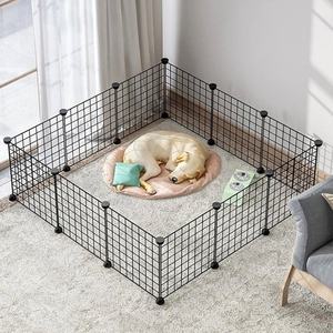 Recinto para perros de alta resistencia, recinto grande para mascotas al aire libre, perrera para perros, vallas de jaula de metal para interiores portátiles - Product Image 5