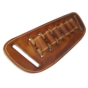Cinturón Portamunecas de Cuero Genuino Marrón de Lujo, Hecho a Mano, Portátil, Moderno, para Caza, con Logotipo Personalizado, Venta al Por Mayor - Product Image 2