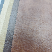 Fabricant de cuir artificiel, tissu synthétique tricoté PU sur mesure 310GSM pour manteau et veste
