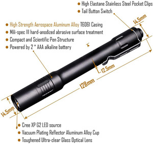 Nhà Máy <span class=keywords><strong>2AAA</strong></span> Laser 365nm Chùm Bút Đèn Pin Tiền Stain Kiểm Tra Torch Bút - Product Image 5