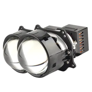 3.0inch 52W Bi-LED Projector Lens 5500K 9000LM For Hella 5 Car LED Headlight Hi/lo Beam Replacement HID Lens Projector