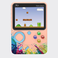 Console de jeu portable classique 500-en-1 X5, pour deux joueurs, mini-appareil de jeu télévisé nostalgique, sans écran tactile