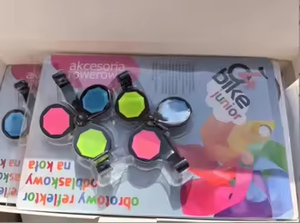 Vente chaude pologne vélo junior rotatif <span class=keywords><strong>moulin</strong></span> à <span class=keywords><strong>vent</strong></span> réflecteur boucle en <span class=keywords><strong>plastique</strong></span> <span class=keywords><strong>feuille</strong></span> réfléchissante - Product Image 2