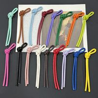 Gantungan Kunci Tali Kulit PU, Tali Lanyard Modis Serbaguna, Aksesoris Tali Hias Tas, Liontin Ponsel