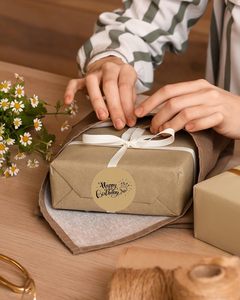 Autocollants adhésifs pour emballage cadeau, étiquetage d'adresses, marquage alimentaire, boîtes/<span class=keywords><strong>bocaux</strong></span> de rangement, fournitures de bureau, projets de bricolage - Product Image 4