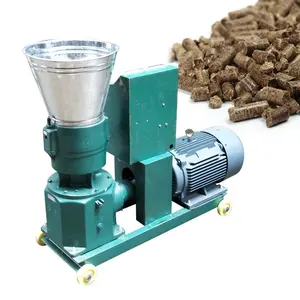 Multi functional hot selling small feed pellet machine breeding equipment Granulator 220V corn straw processing machine