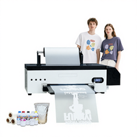 Nueva Impresora DTF Automática Digital de 30 cm Epson XP600 Roll-to-Roll con Tinta DTF para Impresión de Camisetas y Pequeños Negocios Cowint