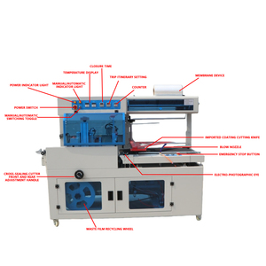 Máquina automática de envasado con film retráctil de plástico <span class=keywords><strong>para</strong></span> libros, adecuada <span class=keywords><strong>para</strong></span> envasado con film retráctil de alimentos y <span class=keywords><strong>cajas</strong></span> de papel. - Product Image 1