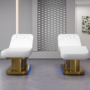 Luxe électrique esthétique tatouage cosmétique 3 moteur Extension beauté cils visage électrique chauffage <span class=keywords><strong>Table</strong></span> <span class=keywords><strong>De</strong></span> <span class=keywords><strong>Massage</strong></span> lit - Product Image 4