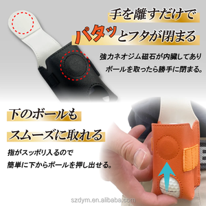 Estuche de Lujo Personalizado para Pelotas de Golf de Cuero PU con Cierre Magnético y Soporte para Tees, Bolsa de Almacenamiento para Pelotas de Golf, Organizador de Tees - Product Image 5