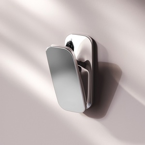 Chrome-plated Iron <b>Wall</b> <b>Mounted</b> Modern Flexible Towel Hook Bathrobe Clothes Hook - Product Image 5