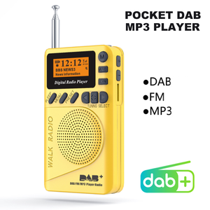 2021 الوافدين الجدد رخيصة استقبال ممتازة سعر جيب حجم DAB + راديو رقمي - Product Image 5