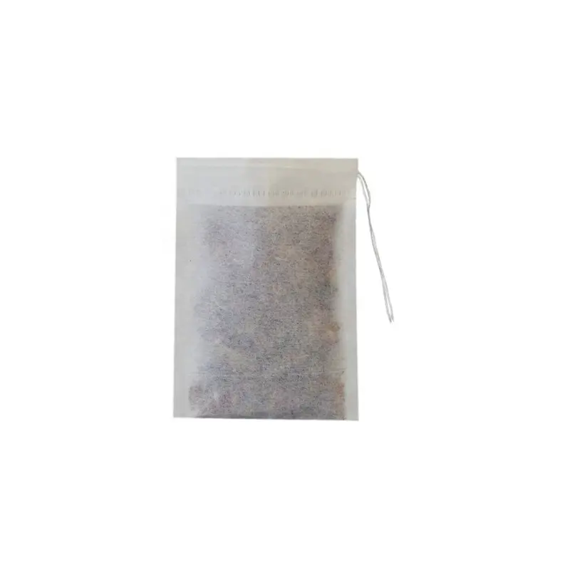 Bolsa de papel de filtro de té de sellado térmico de pulpa de madera de alta calidad con cordón de dibujo