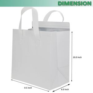 Non-woven Fabric High Quality Food Delivery Thermal Bag Outdoor Takeaway Wine Cake Food Insulated Cooler Bag With Handle - Product Image 2