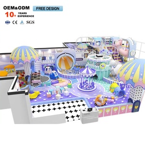 200 400 600 800 Pastel <b>Candy</b> Theme Playhouse Set Commercial Children Play Area Soft Equipment Kids Indoor Playground - Product Image 6