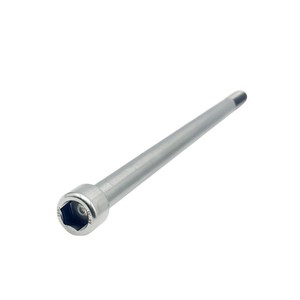 Farrell Motorcycle Axle <b>Bolt</b> 10.9 Grade Chrome Plated Full Thread Hex Socket <b>Flange</b> For Retrofit Upgrade - Product Image 4