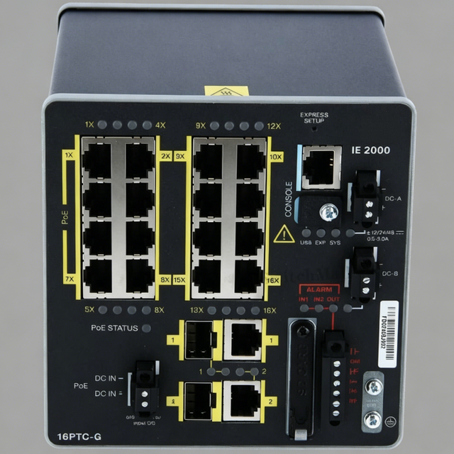 100% Brand New IE-2000-4S-TS-G-L Industrial Ethernet IE2000 Series 4 Ports 2GE SFP Uplinks LAN Lite Industrial Grade Switch