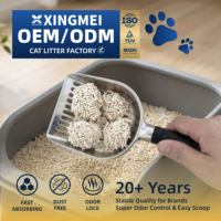 Lettiera per Gatti al Tofu a Rapido Assorbimento - Agglomerante, Smaltibile nel WC, Facile da Pulire, 5L, Direttamente dalla Fabbrica