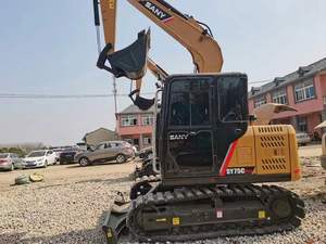 รถขุดตีนตะขาบ SANY มือสอง ได้รับการรับรองมาตรฐาน CE พร้อมบุ้งกี๋ รถขุดและรถตักดินมือสอง SANY SY75C อุปกรณ์รถขุดขนาดเล็ก - Product Image 4