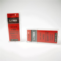 Indicador de Ph para detección de Gas líquido y ácido, papel de prueba de tornasol rojo de alta calidad