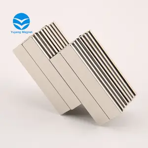 Factory Sell Rectangular Strip Flat Nickel Plating N52 Permanent Neodymium Magnet Suppliers
