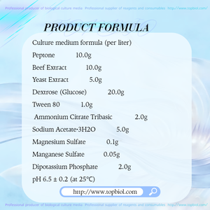 Medio de Cultivo MRS para el Enriquecimiento de Bacterias del Ácido Láctico - Product Image 3