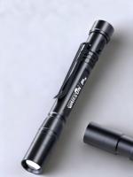 Lampe de poche de style stylo rechargeable au format de poche avec chargement USB Conception étanche Zoom LED pour kits d'urgence de réparation de camping