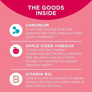 Potenciador de intercambio de vinagre de manzana, suplemento de alimentación de cromo y alimentación de cromo, vitamina B12 - Product Image 5