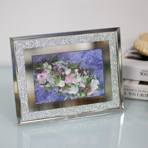 Pha Lê rõ ràng kính vuông khung hình với nhân đôi lấp lánh nghiền nát kim cương thiết kế cho trang trí nội thất - Product Image 4