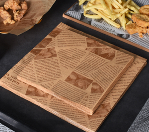 Printed Greaseproof Paper,High Quality Food Grade Greaseproof Paper Raw Material Burger Wrapping Paper in <b>Sheets</b> - Product Image 5