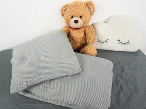 Sábana de <span class=keywords><strong>cama</strong></span> <span class=keywords><strong>infantil</strong></span> de lino 100% personalizable, juego de <span class=keywords><strong>cama</strong></span> verde saludable, Sábana bajera ajustable, <span class=keywords><strong>ropa</strong></span> de <span class=keywords><strong>cama</strong></span> <span class=keywords><strong>infantil</strong></span> de estilo Hotel - Product Image 6