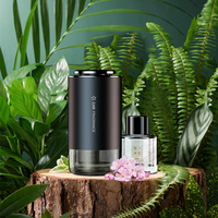 Diffuseur de parfum liquide intelligent pour voiture, portable, logo personnalisé, alliage d'aluminium de luxe, rafraîchisseur d'air pour tableau de bord, longue durée