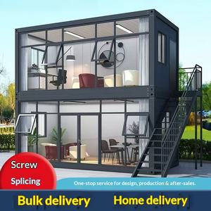 Contenedor Móvil para Sala de Juntas, Instalación Sencilla, Oficina Moderna, Sala de Vidrio, Edificio Temporal Móvil - Product Image 1