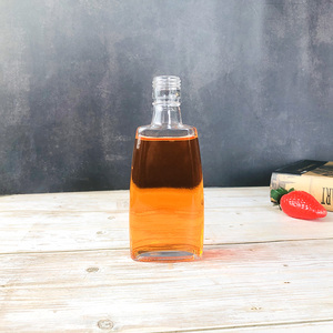 Mini 50ml 100ml 150ml 200ml 250ml Vodka Spirit <strong>Glass</strong> <strong>Bottle</strong> for Whisky Liquor - Product Image 2