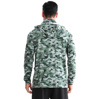 Haut de pêche à manches longues UPF50+ pour homme, séchage rapide, anti-humidité, protection solaire, avec cache-cou pour la pêche en extérieur