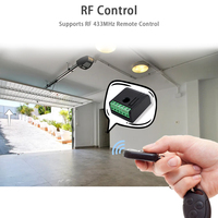 Module récepteur de relais sans fil 1 canal 433,92 MHz avec télécommande pour éclairage LED, moteur et portail (12V/24V DC)