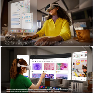 Gafas de realidad Virtual CON rastreador de movimiento, gafas <span class=keywords><strong>VR</strong></span> inalambricas 6DOF 4 ultra 12g + 256G <span class=keywords><strong>VR</strong></span> MR 3D - Product Image 6