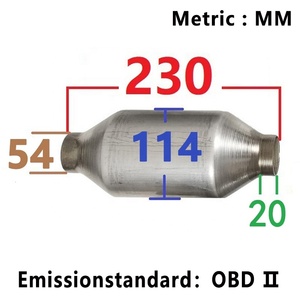Convertidor Catalítico Universal Giratorio para Motor de 1.6 <span class=keywords><strong>L</strong></span> - Product Image 3